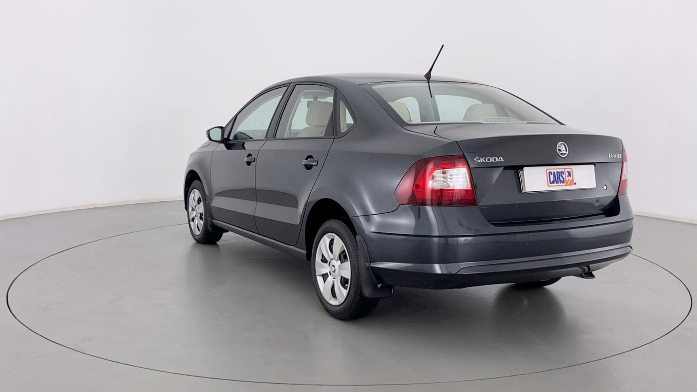2019 Skoda Rapid 1.6 MPI MT ACTIVE, Petrol, Manual, 8,543 km, Left Back Diagonal