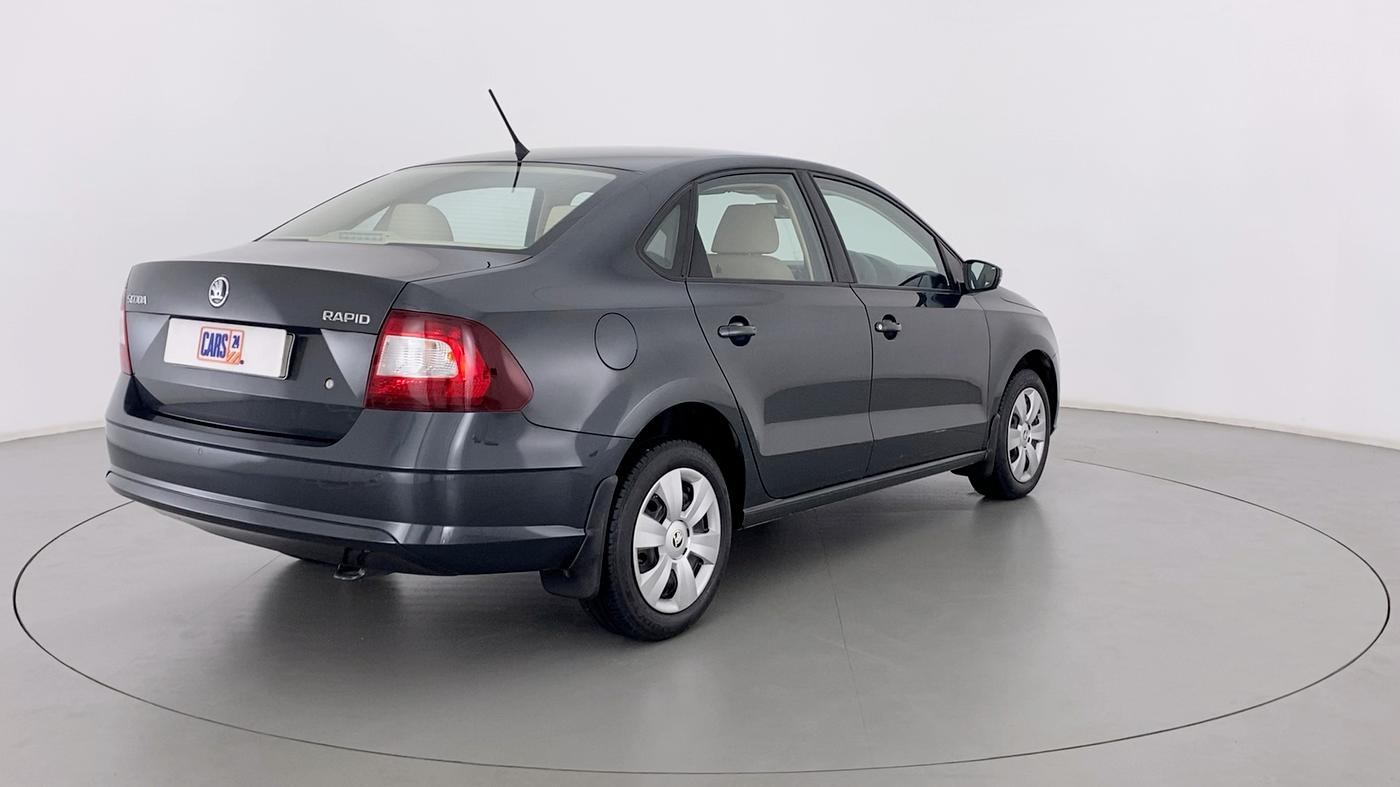 2019 Skoda Rapid 1.6 MPI MT ACTIVE, Petrol, Manual, 8,543 km, Right Back Diagonal