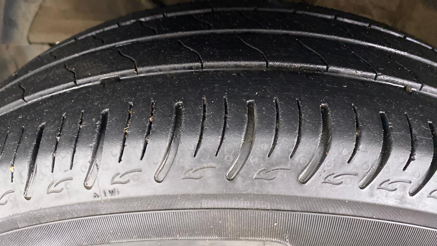 2019 Maruti Baleno DELTA 1.2 K12, Petrol, Manual, 21,663 km, Left Front Tyre Tread