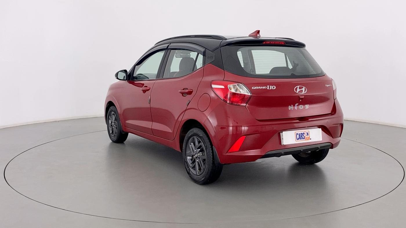 2021 Hyundai GRAND I10 NIOS SPORTZ PETROL, Petrol, Manual, 47,311 km, Left Back Diagonal