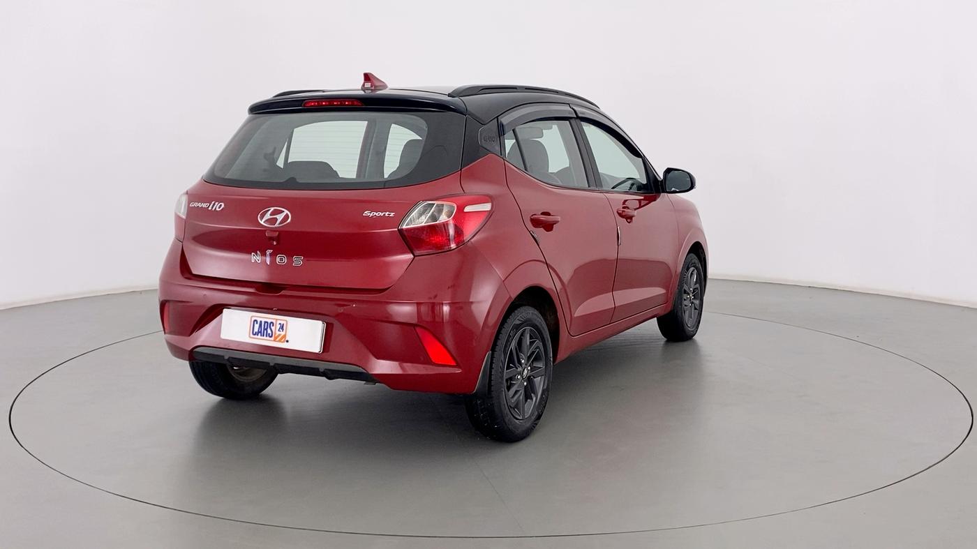 2021 Hyundai GRAND I10 NIOS SPORTZ PETROL, Petrol, Manual, 47,311 km, Right Back Diagonal