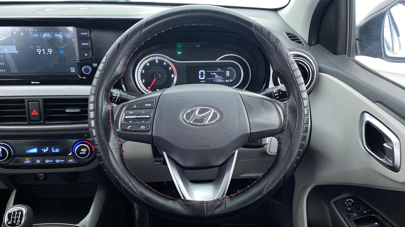 2021 Hyundai GRAND I10 NIOS SPORTZ PETROL, Petrol, Manual, 47,311 km, Steering Wheel Close Up
