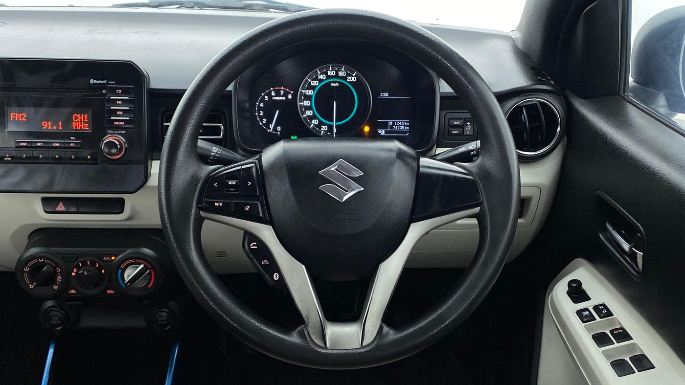 2018 Maruti IGNIS DELTA 1.2 K12, Petrol, Manual, 74,801 km, Steering Wheel Close Up