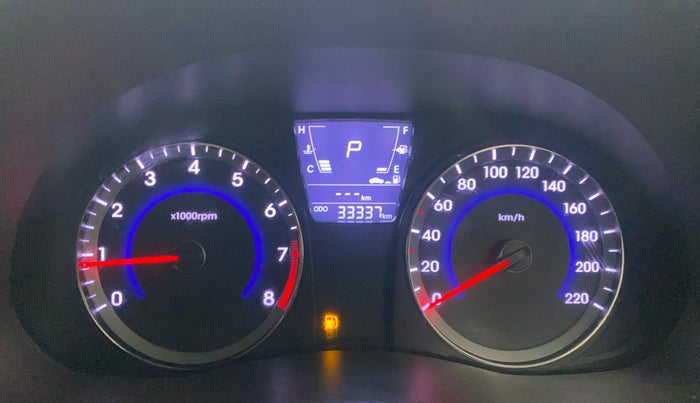 2017 Hyundai Verna 1.6 VTVT SX AT, Petrol, Automatic, 33,291 km, Odometer Image
