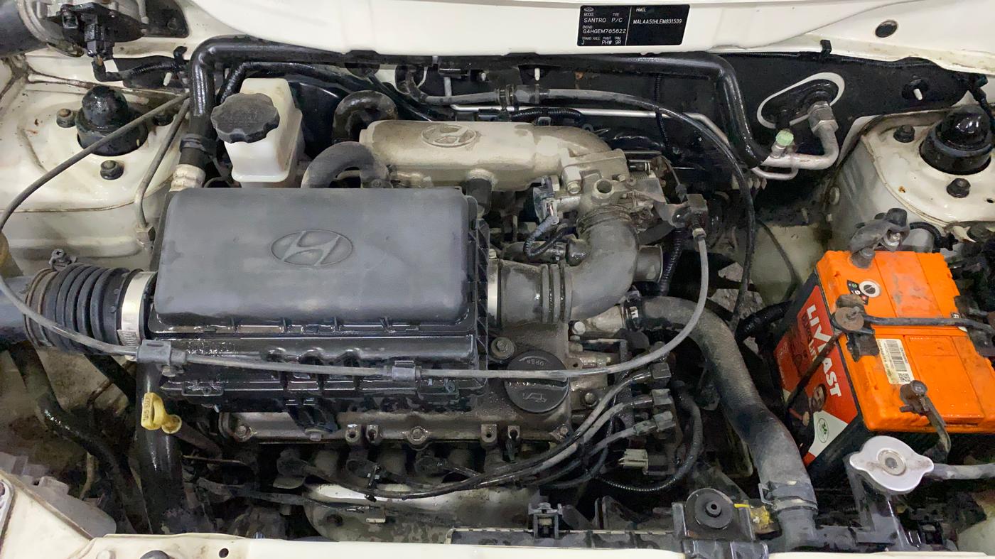2014 Hyundai Santro Xing GL PLUS, Petrol, Manual, 75,750 km, Engine View