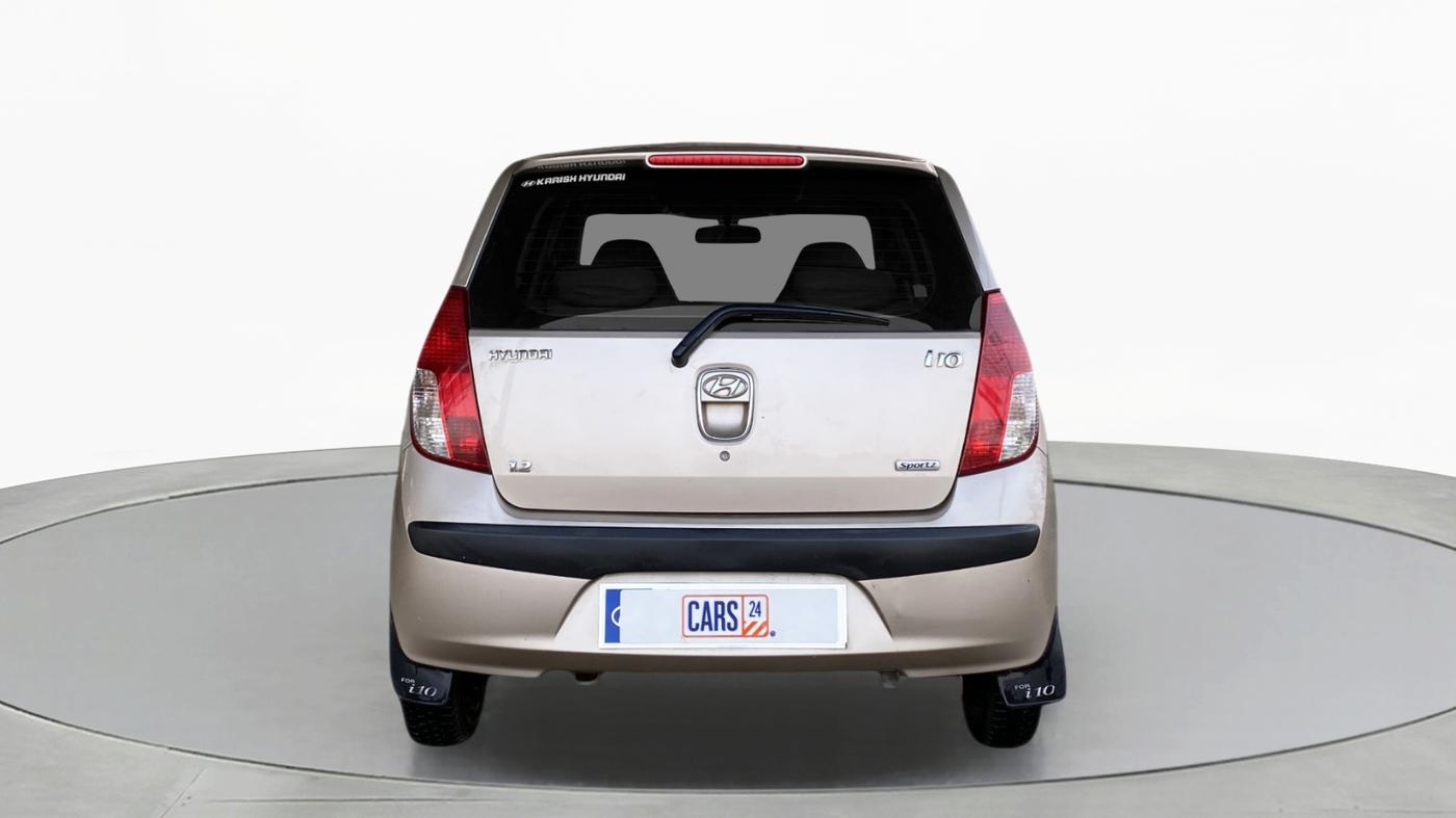 2010 Hyundai i10 SPORTZ 1.2 KAPPA2, Petrol, Manual, 47,705 km, Back/Rear