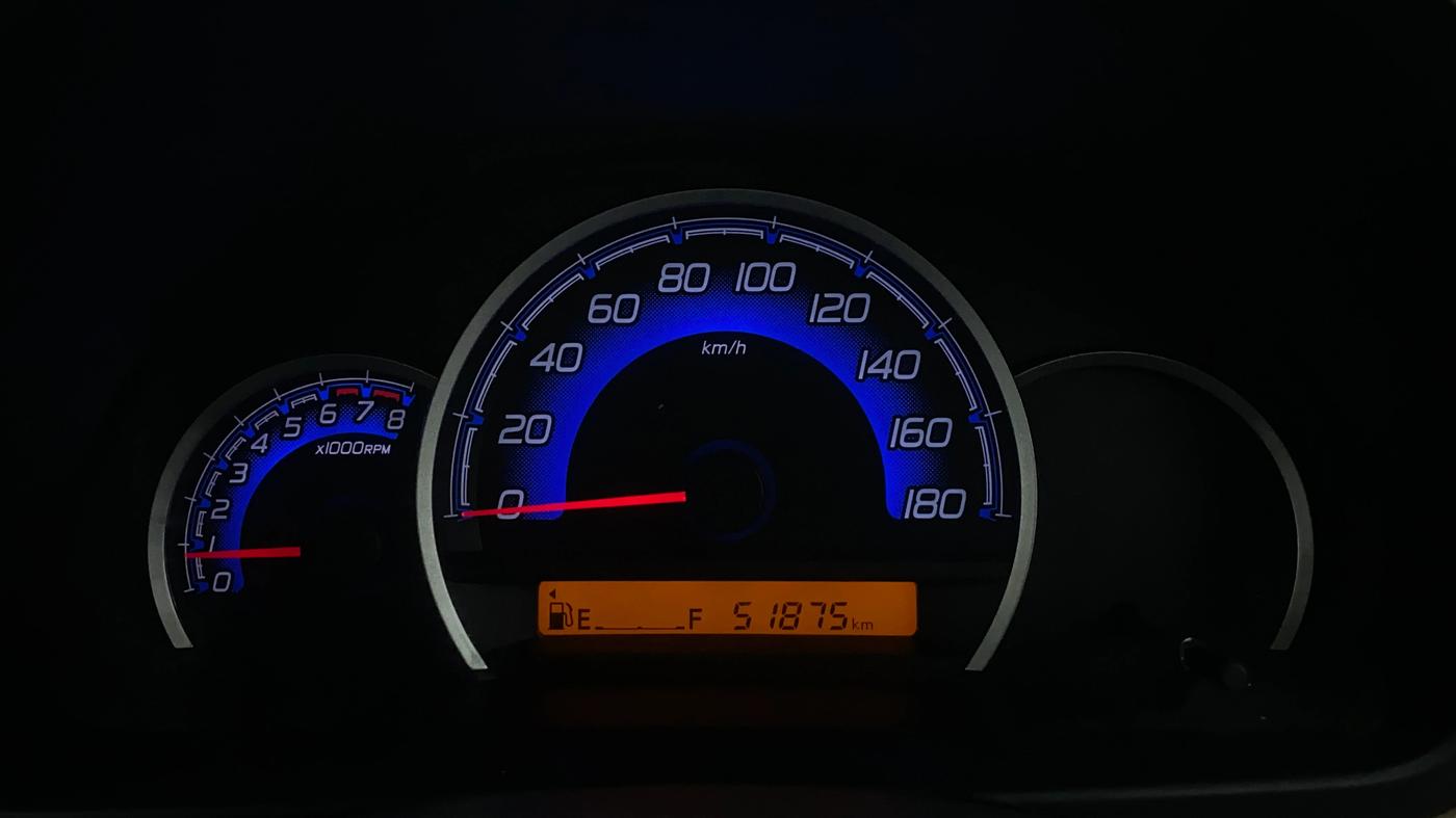 2017 Maruti Wagon R 1.0 VXI, Petrol, Manual, 51,897 km, Odometer Image