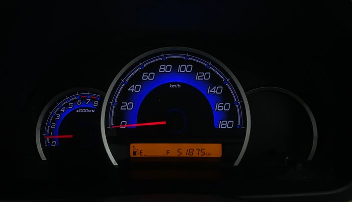 2017 Maruti Wagon R 1.0 VXI, Petrol, Manual, 51,897 km, Odometer Image
