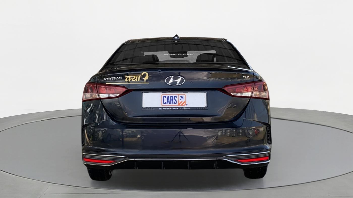 2021 Hyundai Verna SX(O) PETROL MT, Petrol, Manual, 7,922 km, Back/Rear