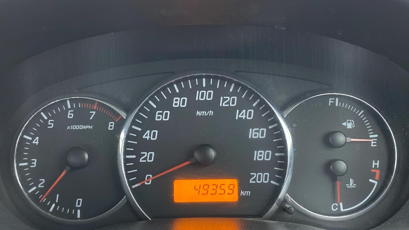 2009 Maruti Swift VXI 1.3, Petrol, Manual, 49,410 km, Odometer Image