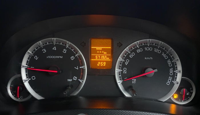 2013 Maruti Swift VXI D, Petrol, Manual, 57,323 km, Odometer Image