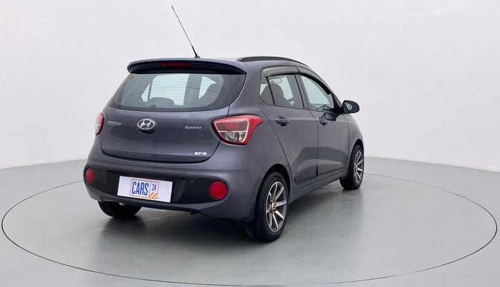 2018 Hyundai Grand i10 SPORTZ 1.2 KAPPA VTVT, CNG, Manual, 23,587 km, Right Back Diagonal
