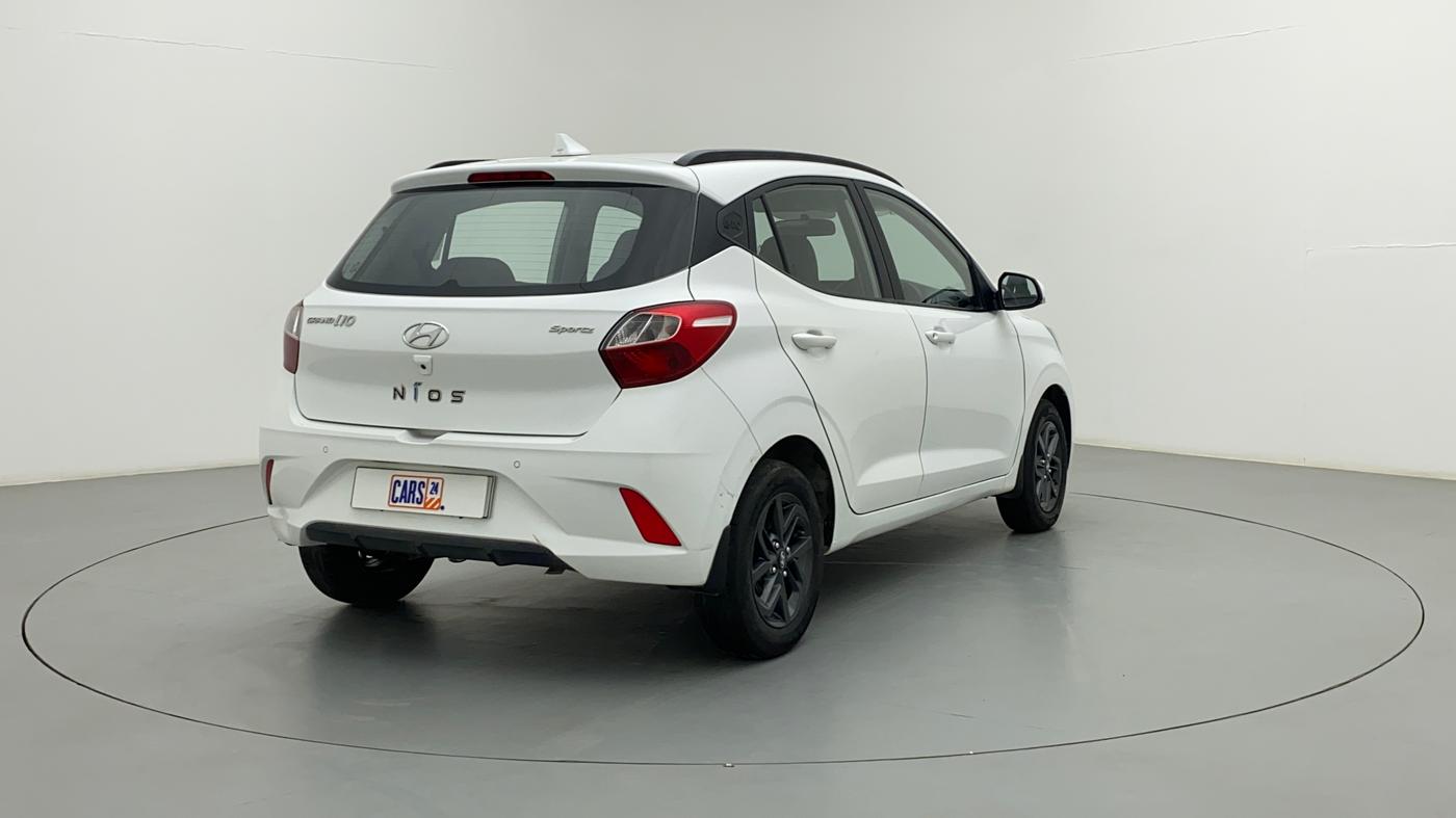 2020 Hyundai GRAND I10 NIOS SPORTZ PETROL, Petrol, Manual, 45,117 km, Right Back Diagonal