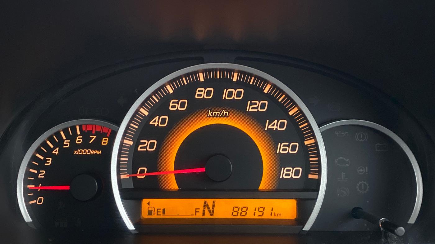 2016 Maruti Wagon R 1.0 VXI AMT, Petrol, Automatic, 88,216 km, Odometer Image