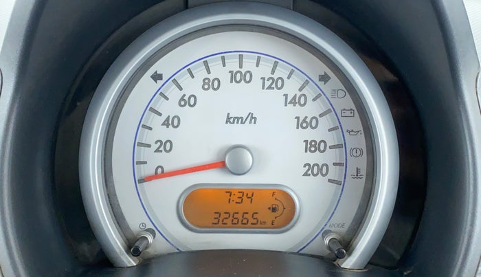 2012 Maruti Ritz LXI, Petrol, Manual, 32,749 km, Odometer Image