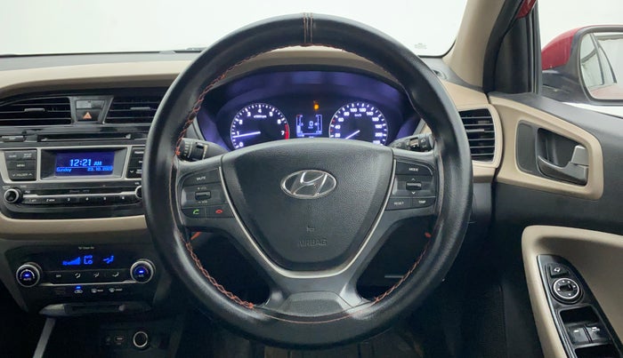 2015 Hyundai Elite i20 Sportz(O) 1.2 VTVT MT, Petrol, Manual, 42,063 km, Steering Wheel Close Up
