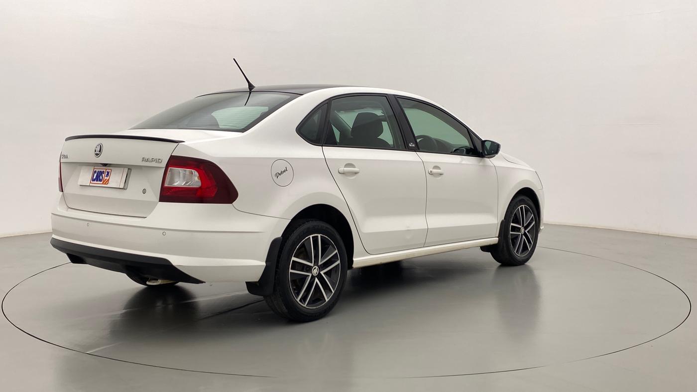 2020 Skoda Rapid STYLE 1.0TSI MT, Petrol, Manual, 40,487 km, Right Back Diagonal