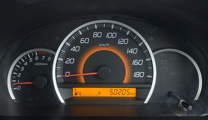 2014 Maruti Wagon R 1.0 VXI, Petrol, Manual, 50,250 km, Odometer Image