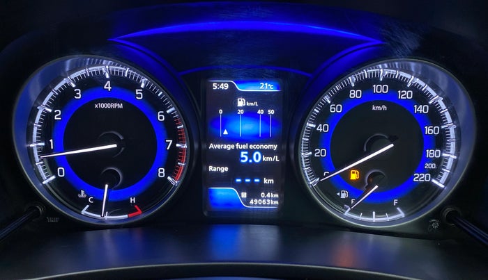 2017 Maruti Baleno ALPHA PETROL 1.2, Petrol, Manual, 49,103 km, Odometer Image