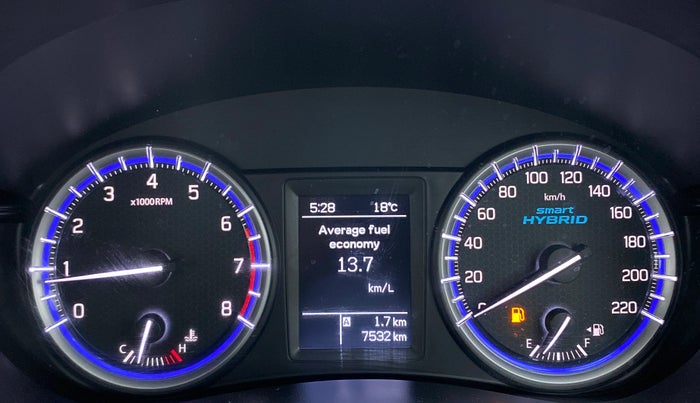2022 Maruti S Cross ZETA SHVS PETROL, Petrol, Manual, 7,584 km, Odometer Image
