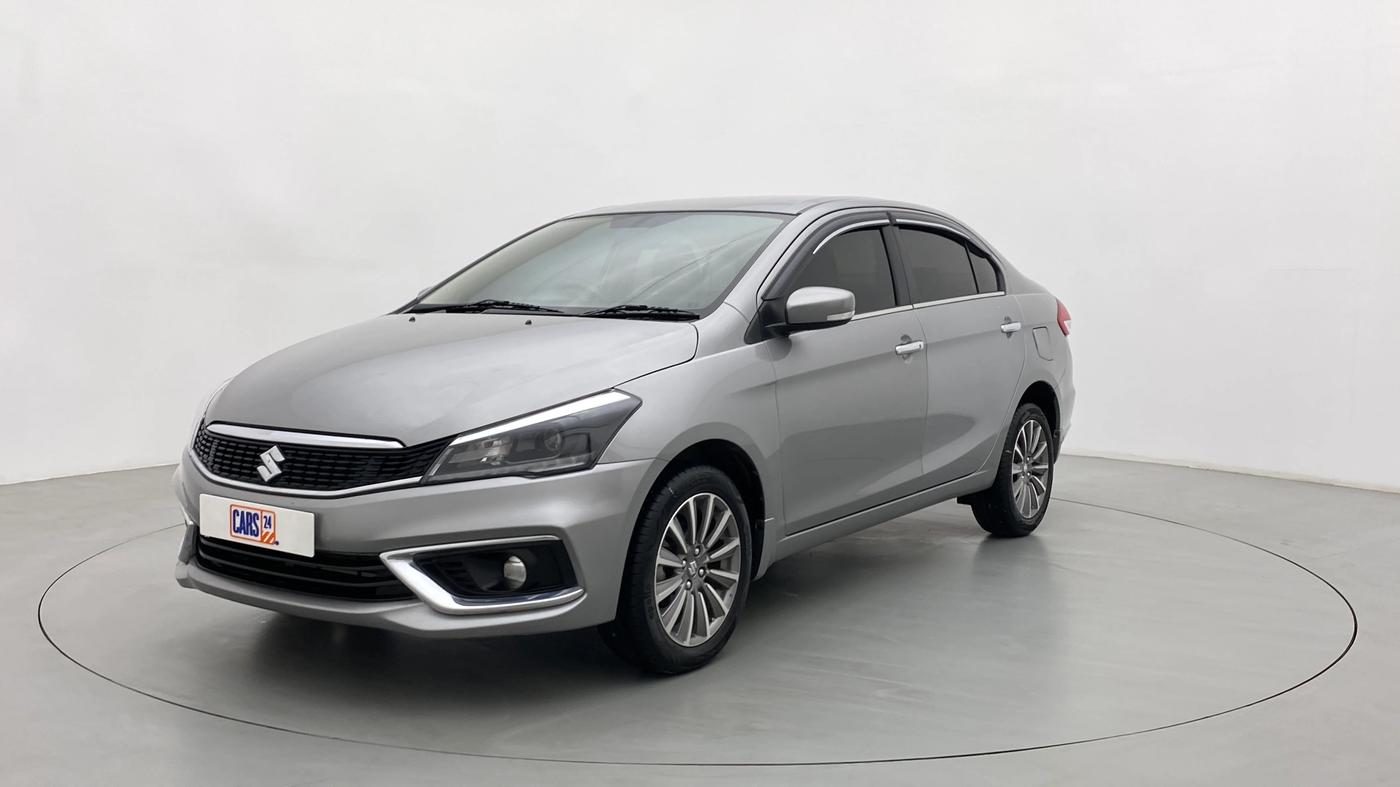 2021 Maruti Ciaz ALPHA 1.5 MT VTVT SHVS, Petrol, Manual, 4,980 km, Left Front Diagonal