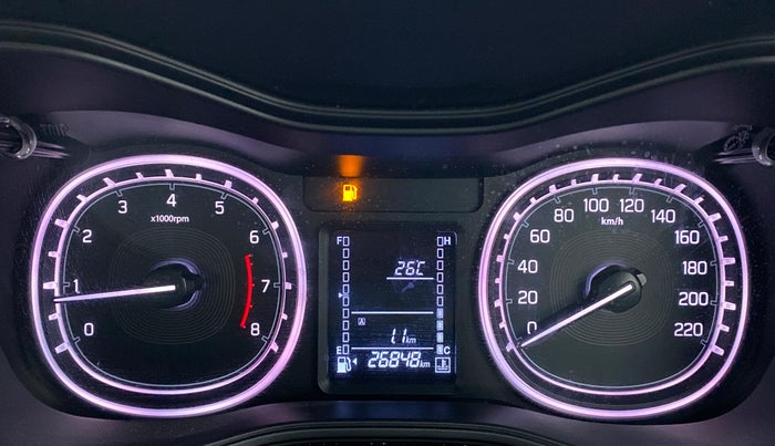 2021 Maruti Vitara Brezza ZXI +, Petrol, Manual, 26,848 km, Odometer Image