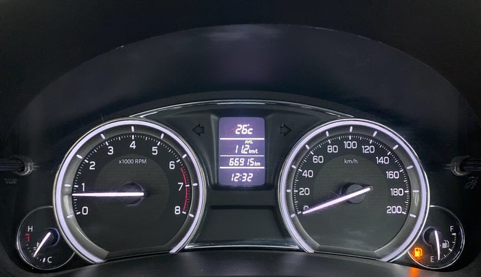 2017 Maruti Ciaz SIGMA 1.4 VVT, Petrol, Manual, 66,982 km, Odometer Image