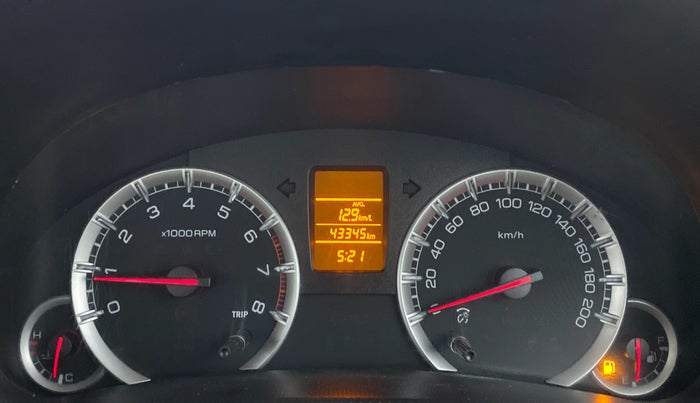 2016 Maruti Swift Dzire VXI OPT, Petrol, Manual, 43,422 km, Odometer Image