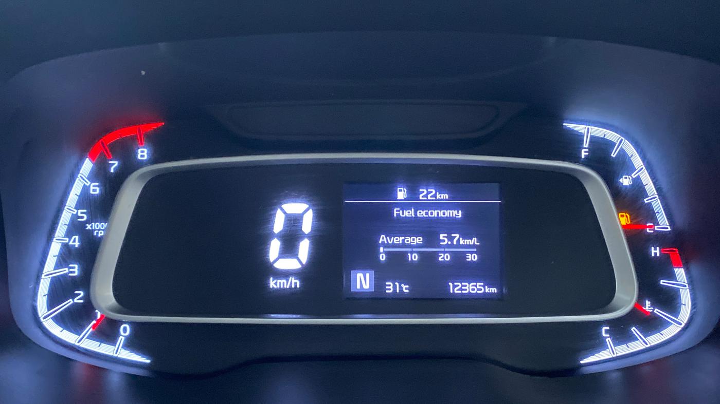 2021 KIA SONET HTX 1.0 IMT, Petrol, Manual, 12,405 km, Odometer Image
