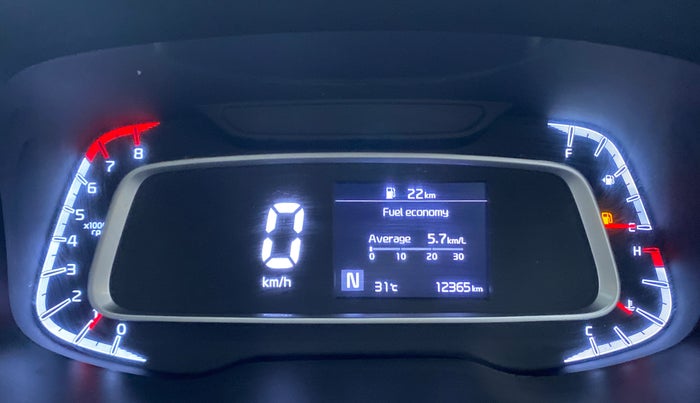 2021 KIA SONET HTX 1.0 IMT, Petrol, Manual, 12,405 km, Odometer Image