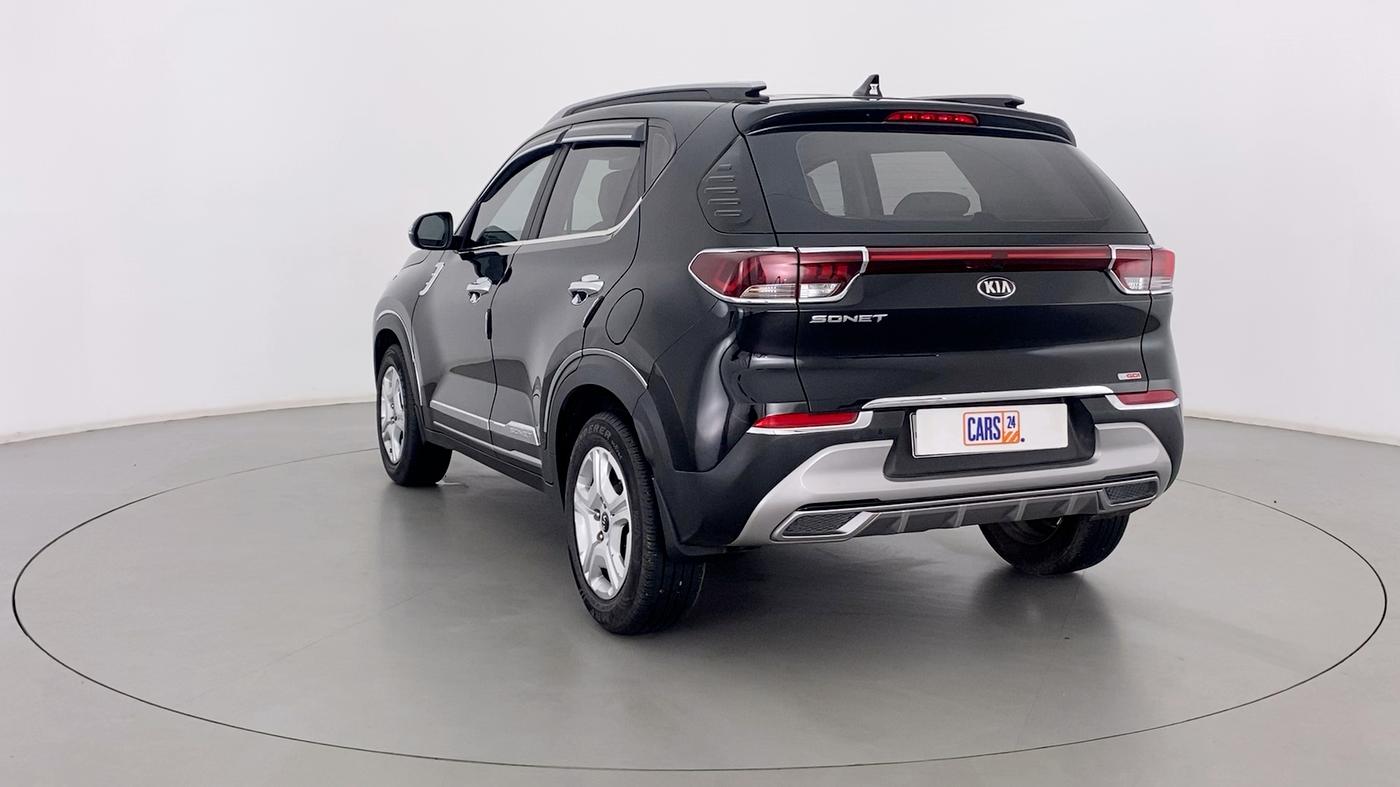 2021 KIA SONET HTX 1.0 IMT, Petrol, Manual, 12,405 km, Left Back Diagonal
