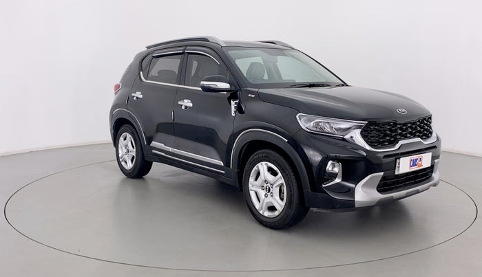 2021 KIA SONET HTX 1.0 IMT, Petrol, Manual, 12,405 km, Right Front Diagonal