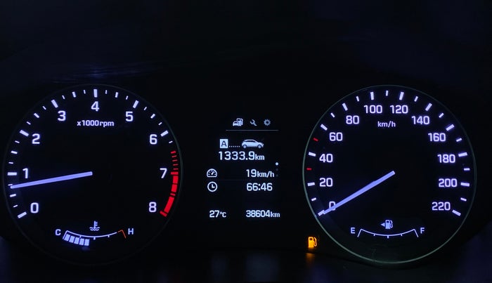 2016 Hyundai Elite i20 ASTA 1.2 (O), Petrol, Manual, 39,169 km, Odometer Image
