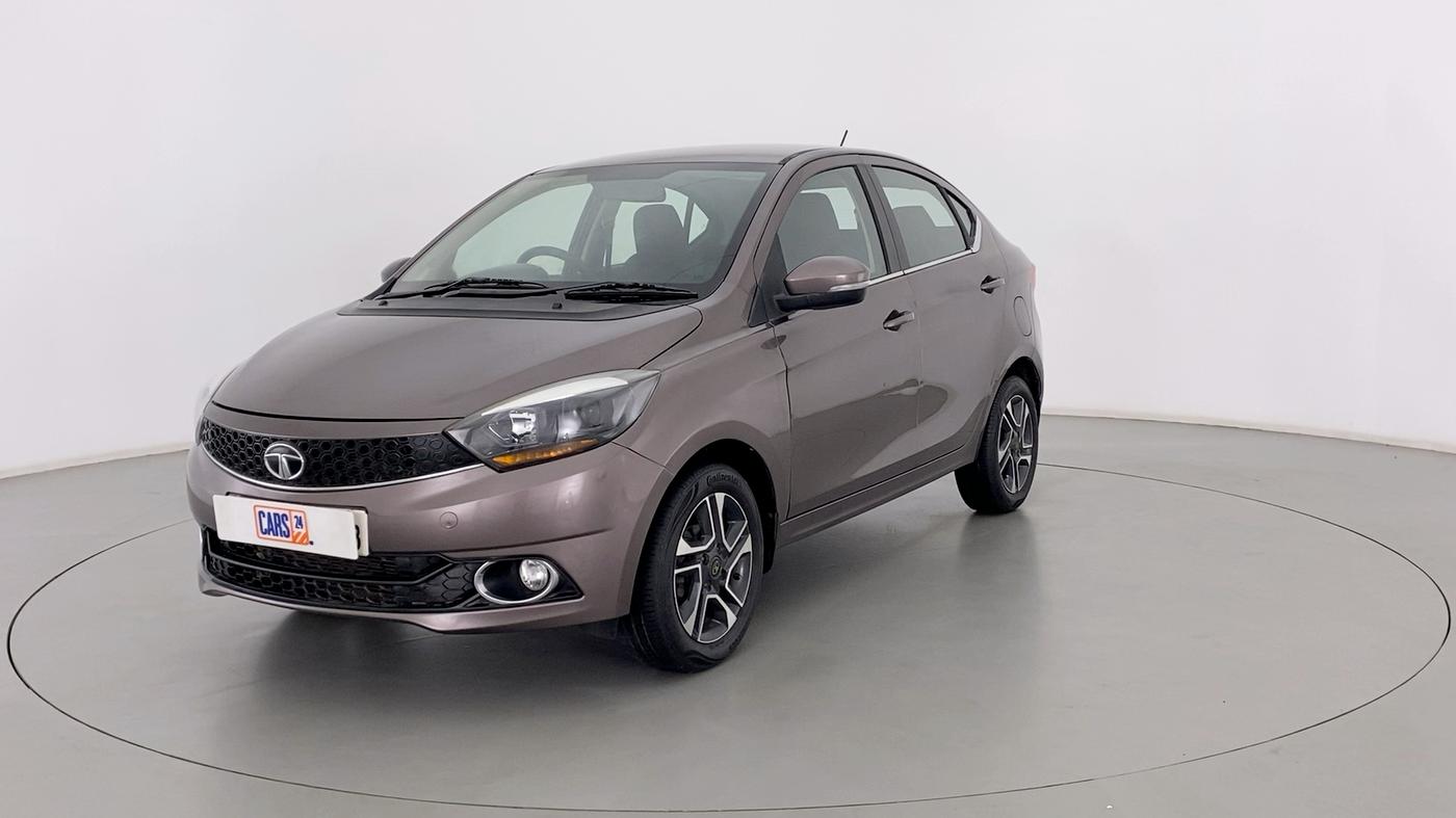 2017 Tata TIGOR XZ 1.2 REVOTRON OPT, Petrol, Manual, 60,487 km, Left Front Diagonal