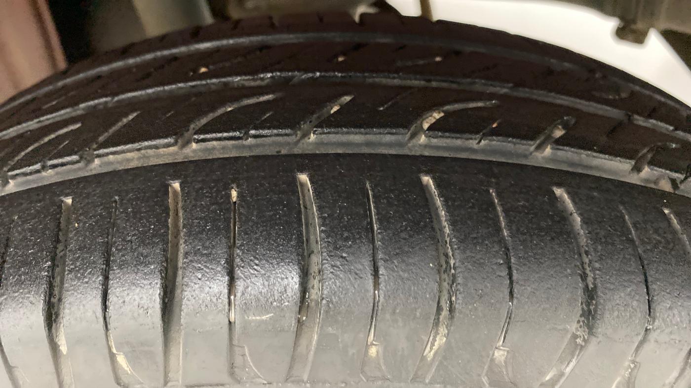2010 Maruti Alto K10 VXI, Petrol, Manual, 54,671 km, Left Rear Tyre Tread
