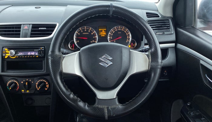 2013 Maruti Swift VXI D, Petrol, Manual, 37,446 km, Steering Wheel Close Up