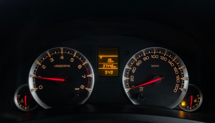 2013 Maruti Swift VXI D, Petrol, Manual, 37,446 km, Odometer Image