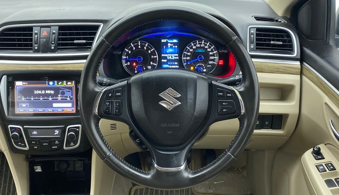 2020 Maruti Ciaz ALPHA 1.5 MT VTVT SHVS, Petrol, Manual, 15,870 km, Steering Wheel Close Up
