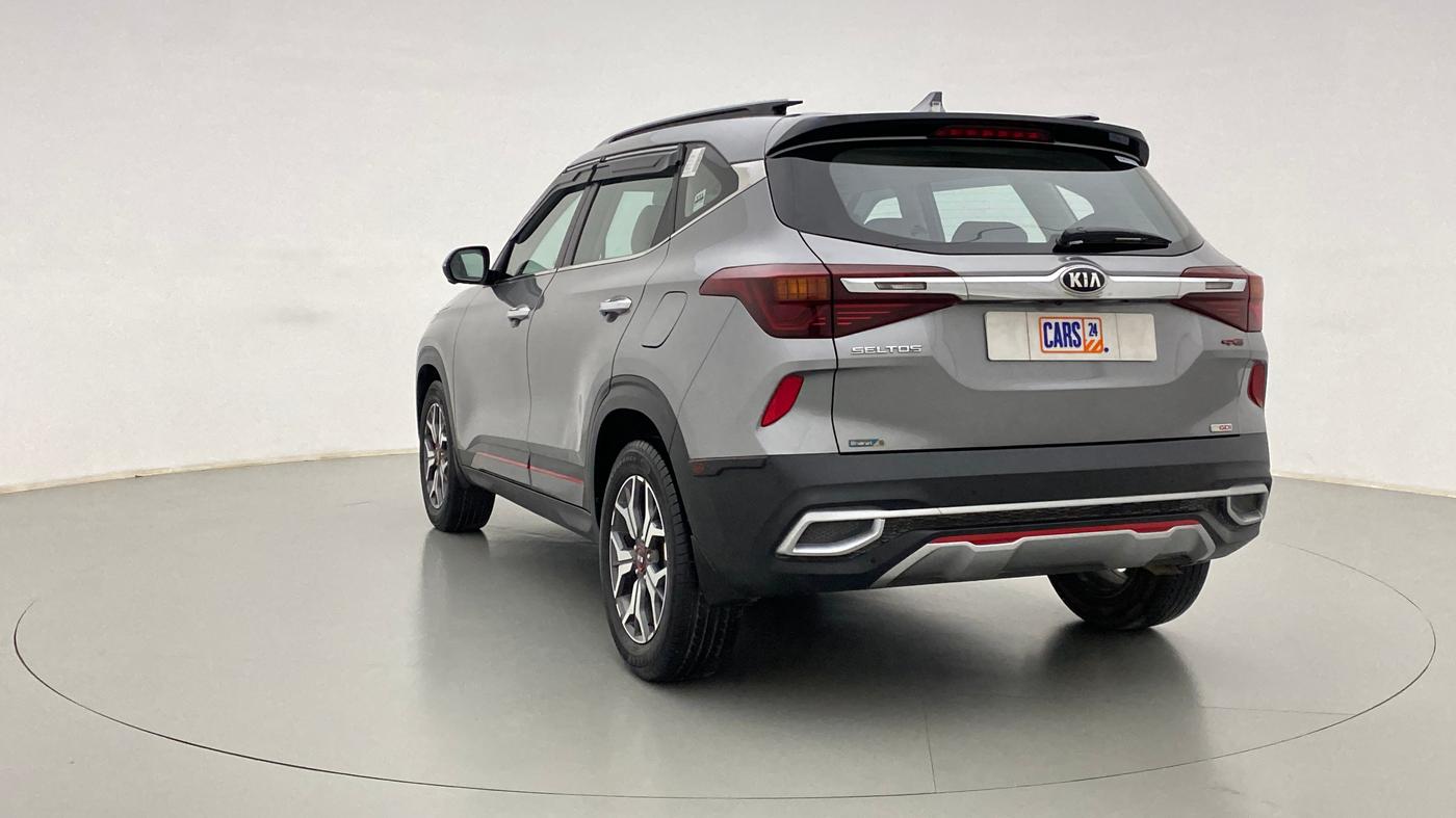 2019 KIA SELTOS GTX + AT PETROL, Petrol, Automatic, 20,453 km, Left Back Diagonal