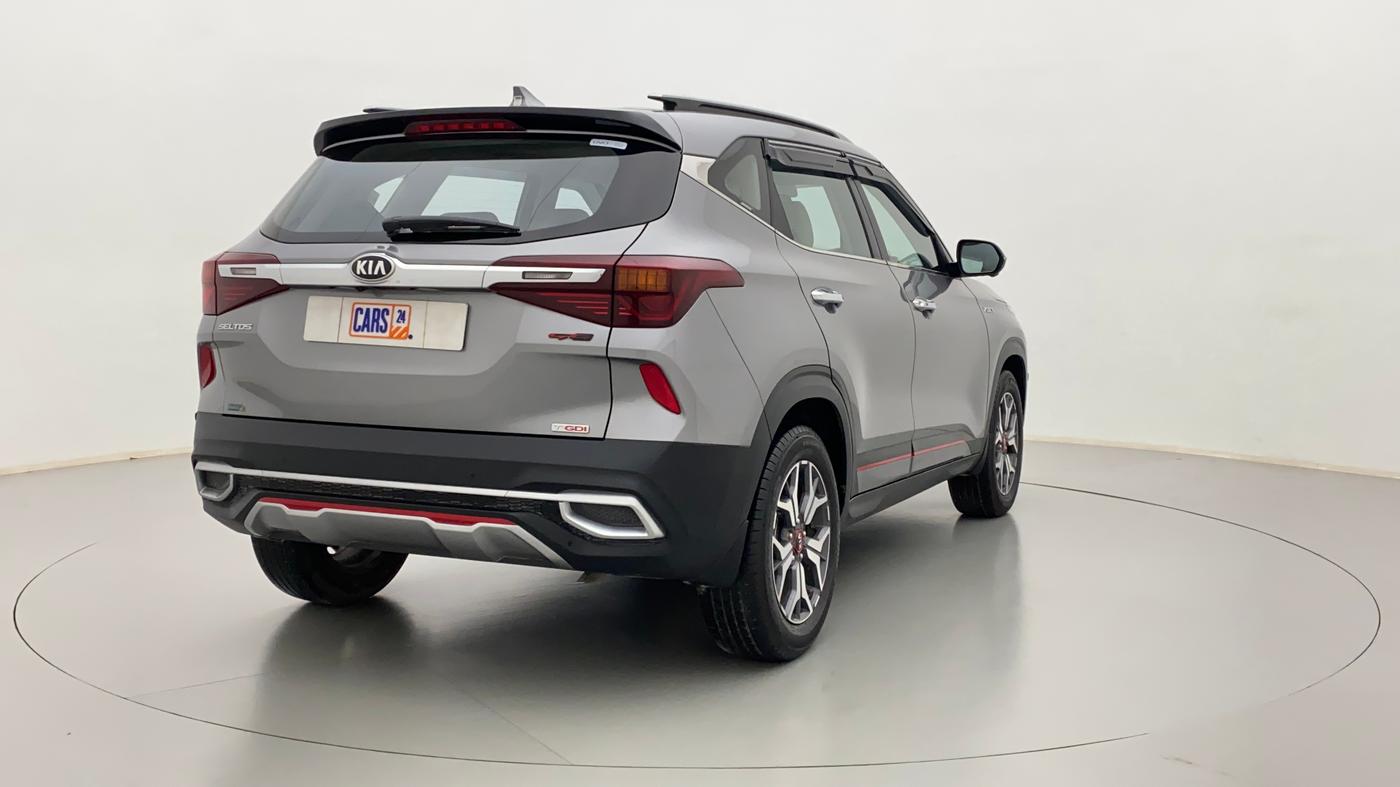 2019 KIA SELTOS GTX + AT PETROL, Petrol, Automatic, 20,453 km, Right Back Diagonal