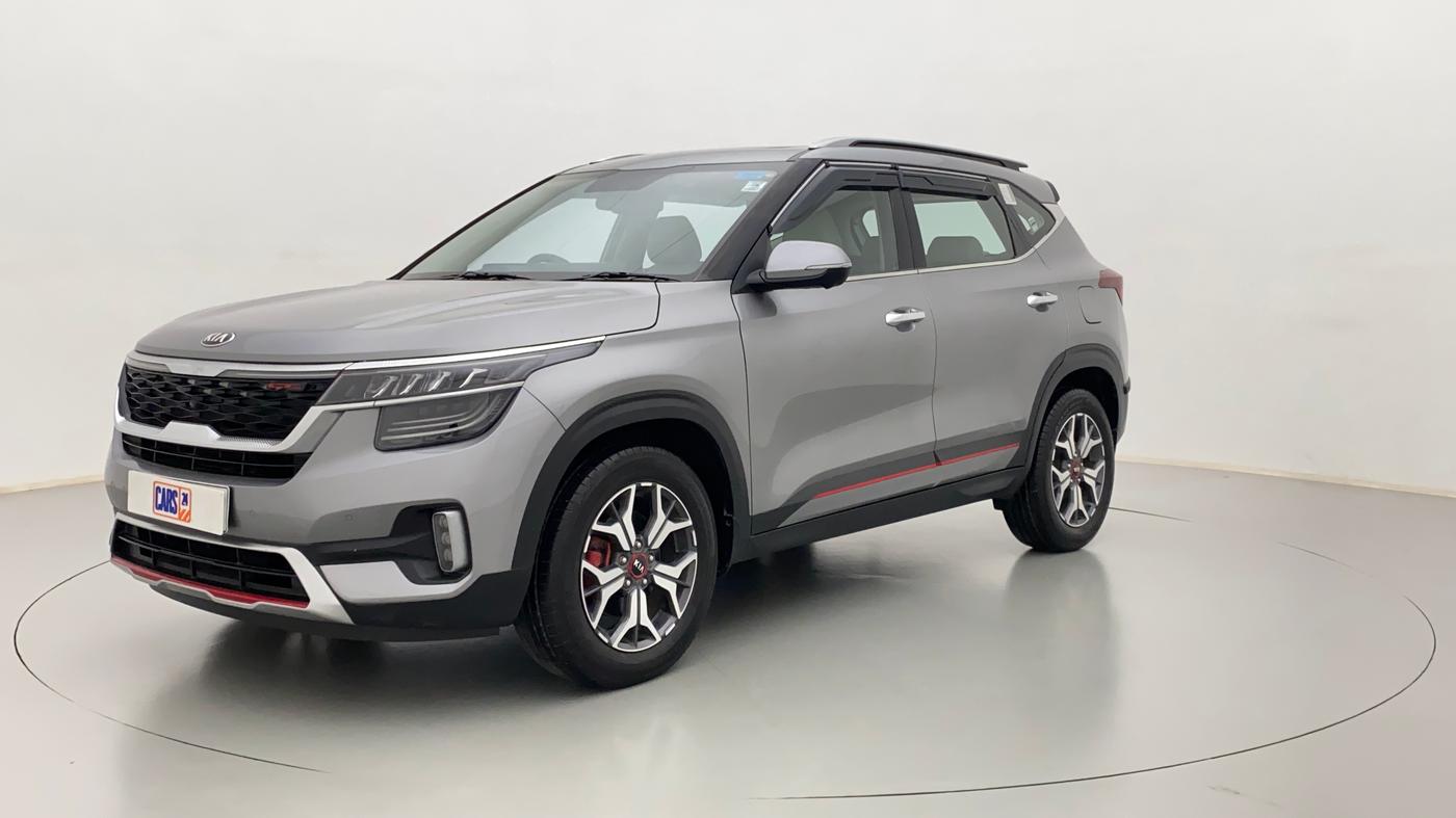 2019 KIA SELTOS GTX + AT PETROL, Petrol, Automatic, 20,453 km, Left Front Diagonal