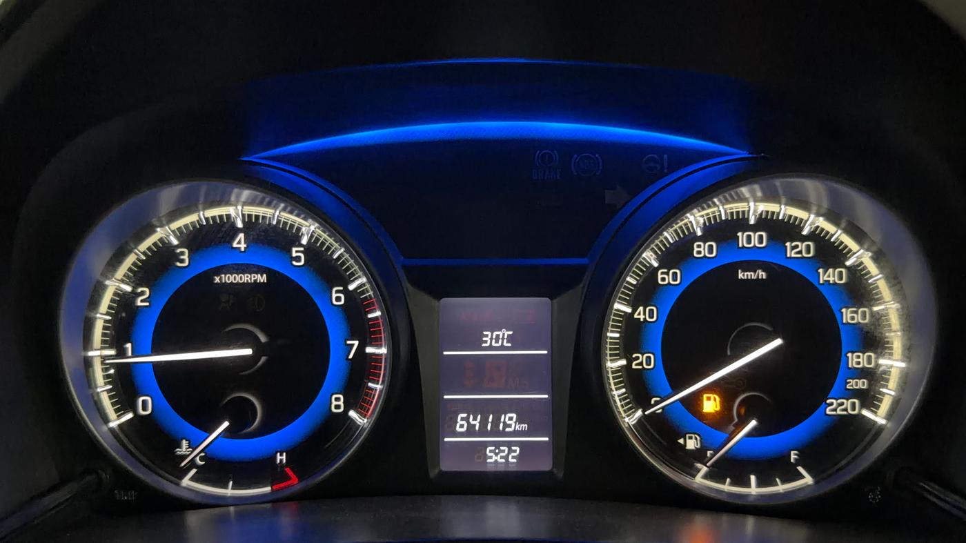 2017 Maruti Baleno DELTA PETROL 1.2, Petrol, Manual, 64,118 km, Odometer Image