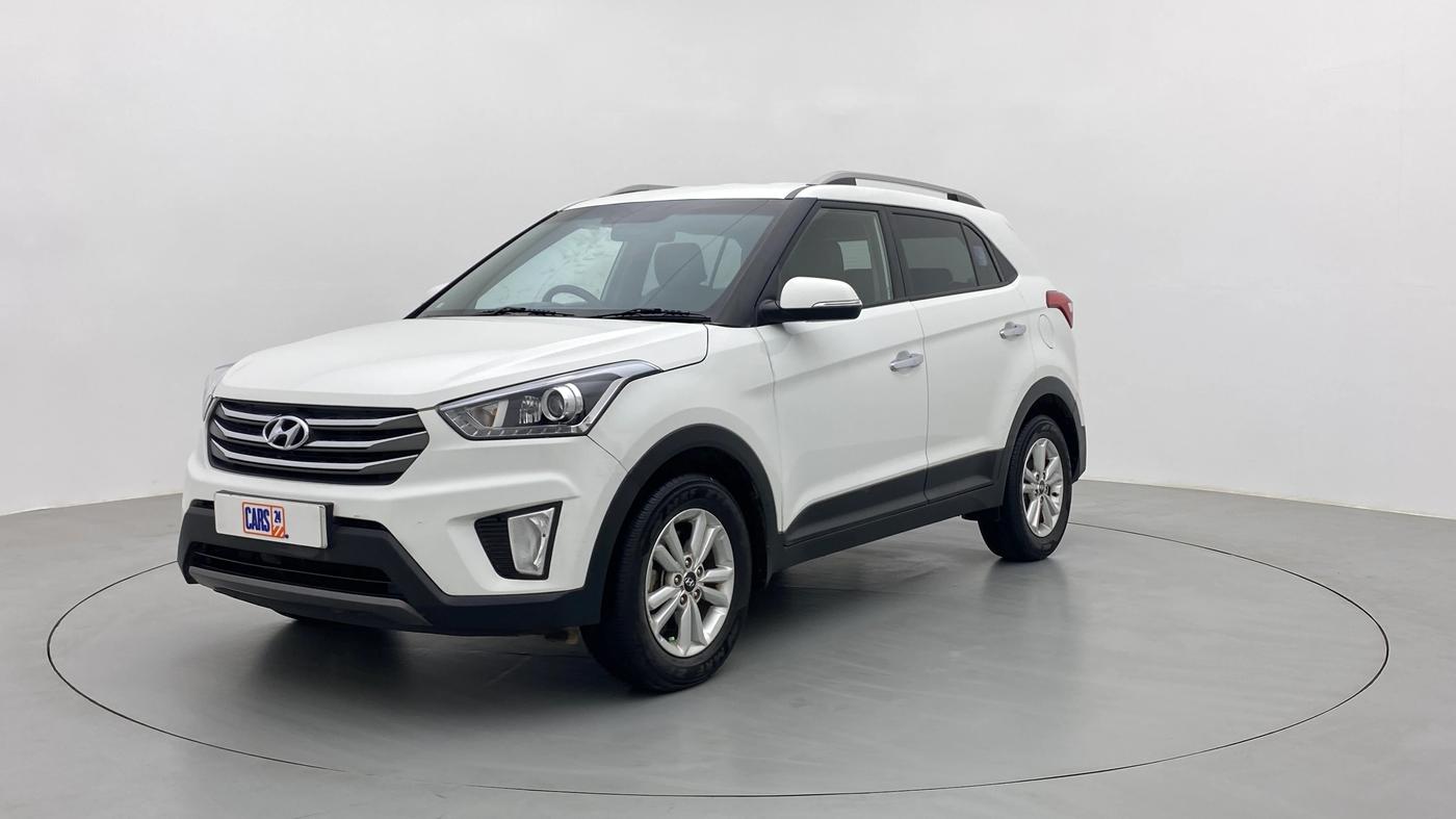 2016 Hyundai Creta 1.6 CRDI SX PLUS AUTO, Diesel, Automatic, 99,480 km, Left Front Diagonal