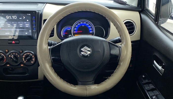 2018 Maruti Wagon R 1.0 VXI PLUS AMT, Petrol, Automatic, 58,092 km, Steering Wheel Close Up