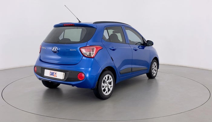 2018 Hyundai Grand i10 SPORTZ 1.2 KAPPA VTVT, Petrol, Manual, 21,060 km, Right Back Diagonal