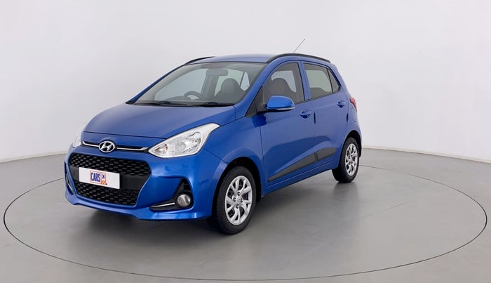 2018 Hyundai Grand i10 SPORTZ 1.2 KAPPA VTVT, Petrol, Manual, 21,060 km, Left Front Diagonal