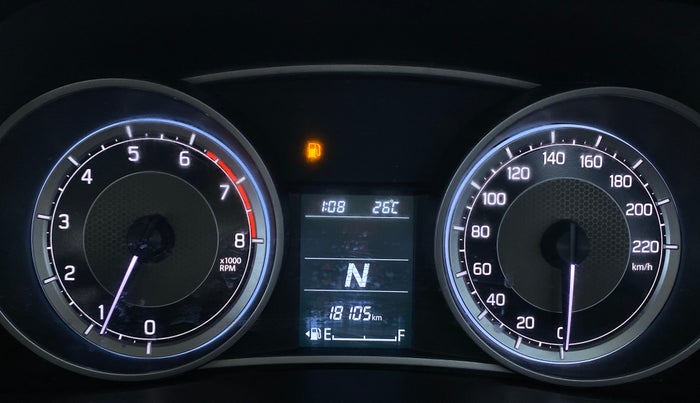 2018 Maruti Dzire ZXI AMT, Petrol, Automatic, 18,105 km, Odometer Image
