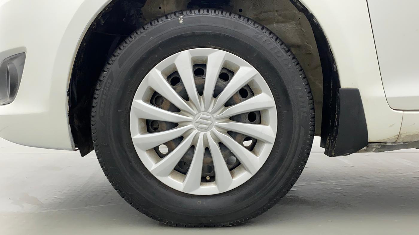 2013 Maruti Swift VXI D, Petrol, Manual, 98,529 km, Left Front Wheel