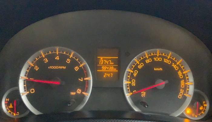 2013 Maruti Swift VXI D, Petrol, Manual, 98,529 km, Odometer Image