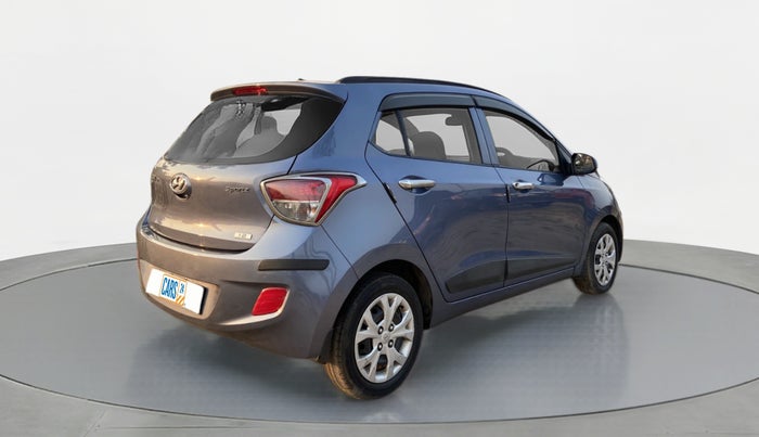 2015 Hyundai Grand i10 SPORTZ 1.2 KAPPA VTVT, Petrol, Manual, 49,430 km, Right Back Diagonal
